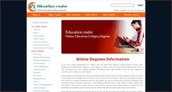 Desktop Screenshot of educationrealm.com